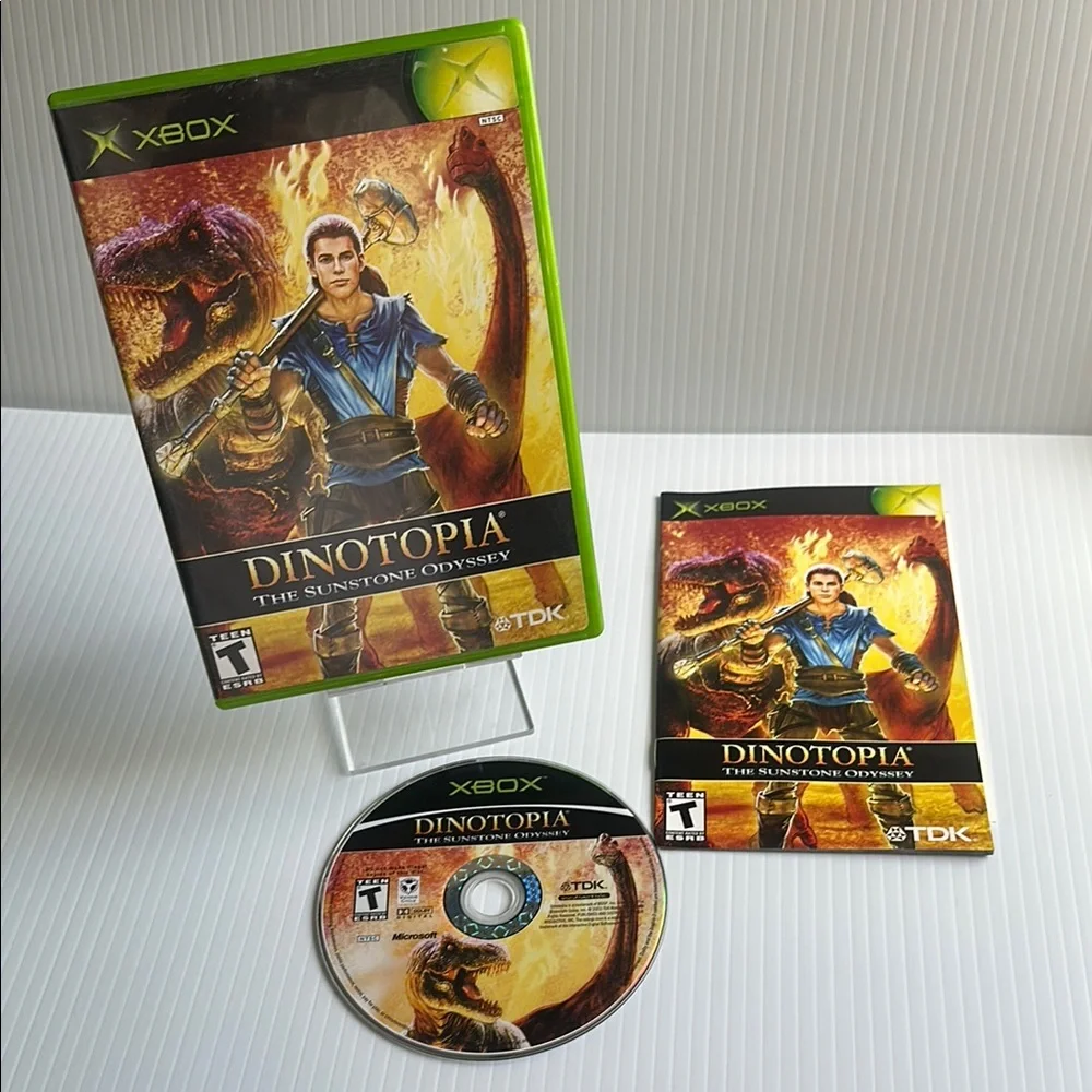 Pre-Owned Dinotopia: The Sunstone Odyssey for Xbox - Green Case with Manual